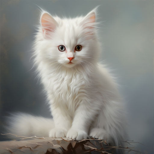 White cat kitten