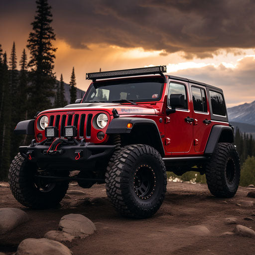 Aerodynamic enhancements for the classic jeep wrangler