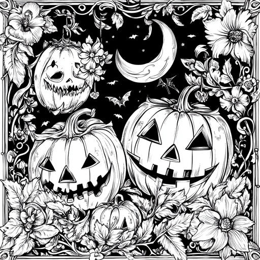 Unleash Creativity with Happy Halloween Coloring Pages