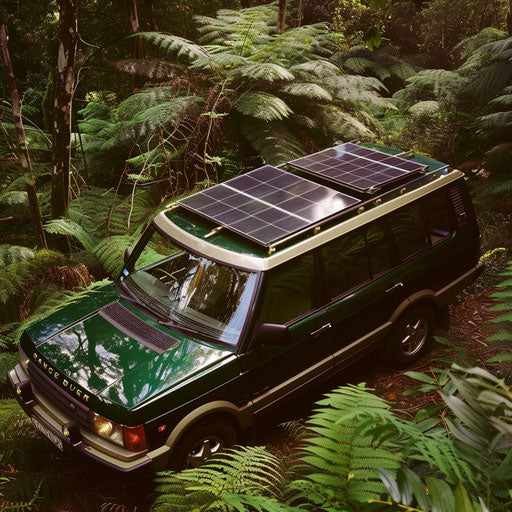 Eco-Friendly 1993 Range Rover Conversion, Solar Panels, Electric Motor
