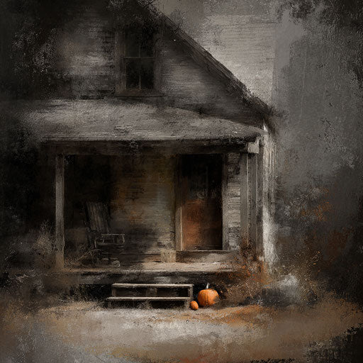 Eerie Gothic Atmosphere of an Ancient Study