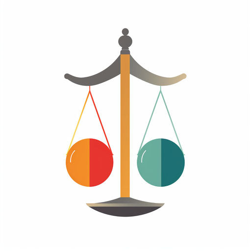 Minimalist Equality Illustration on White Background