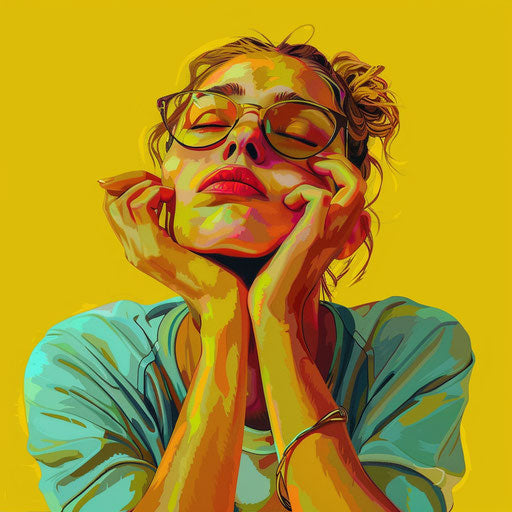 Realistic tired clipart with flat random color background