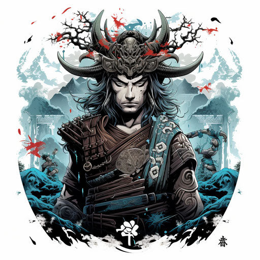 Samurai tshirt by Arthy 'X' Taylorfawr