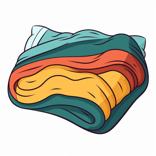 Blanket clipart in the Minimalist style, on a white background