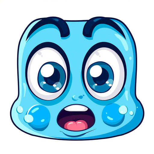 Elevate Fitness Tracking with Fun Blue Emoji