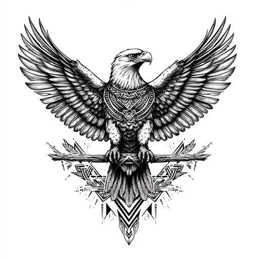 Eagle Chest Tattoo Tattoo Art Set
