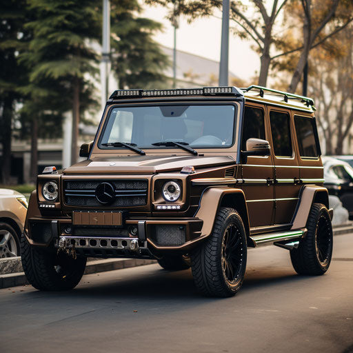 Vintage Mercedes-Benz G Wagon Classic Brown