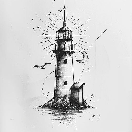 Nautical Tattoo Vector Art