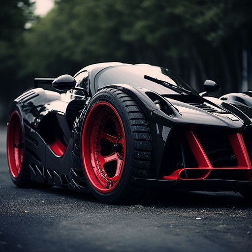 The classic Ferrari with Bigfoot tires