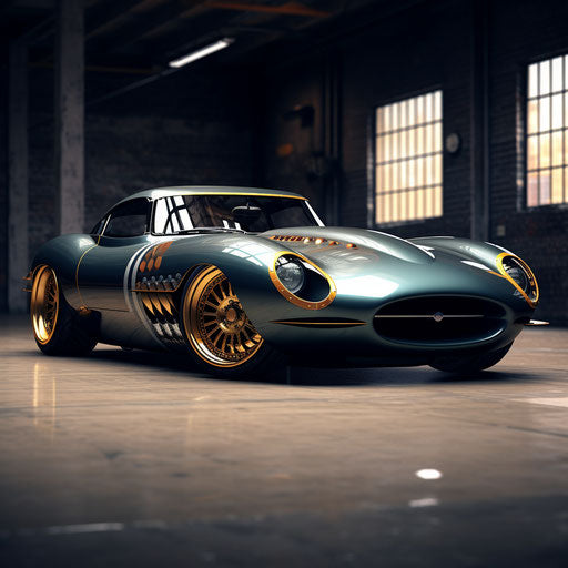 Jaguar E Type Hot Rod Vehicle