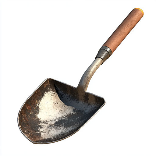 Realistic illustration of a Garden Scoop, high-resolution, no background, isolated