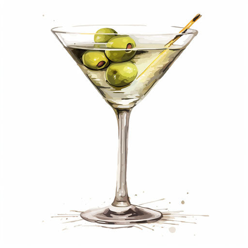 Martini in the style of oil painting
