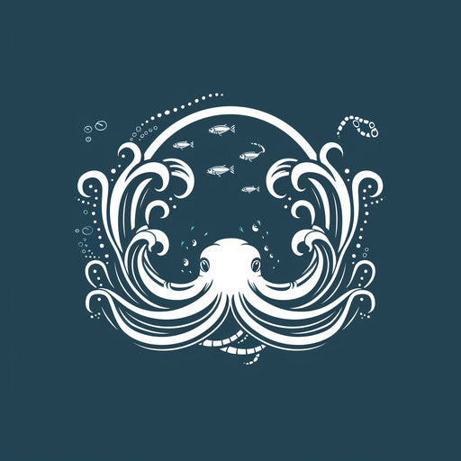 Nautical-themed logo for a seafood restaurant