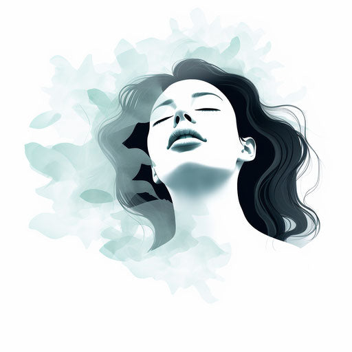 Minimalist Silhouette on White Background