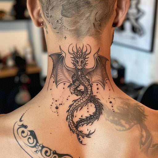 Back Neck Tattoo Tattoo Artwork Set