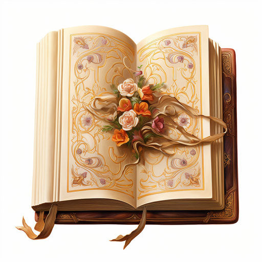 Quran clipart in the style of Oil painting