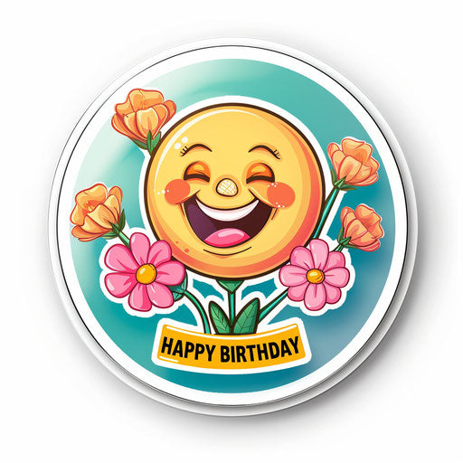 Cheerful birthday greetings