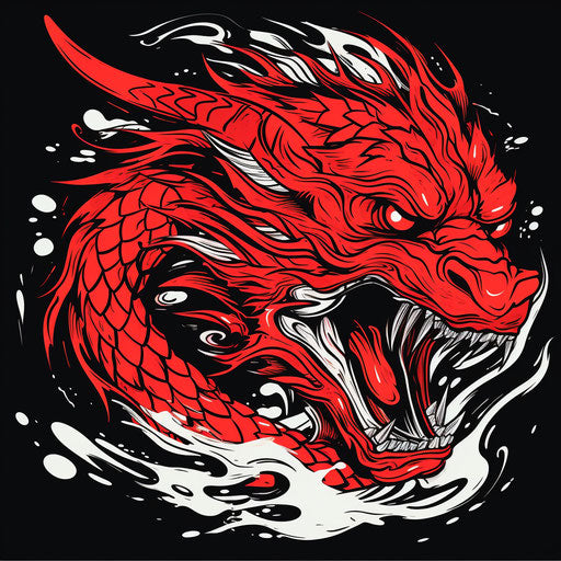 Free Dragon Tattoo Sketch