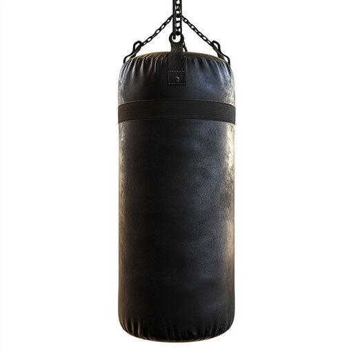 Realistic punching bag, high resolution, isolated