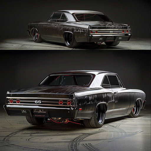 1967 Chevrolet Bel Air with bold angular design