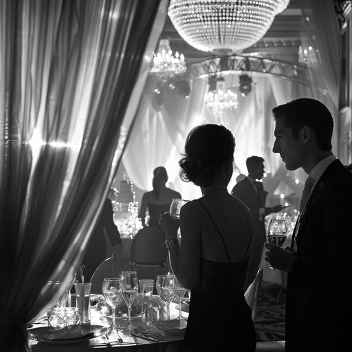 Elegance of a high-end corporate gala event