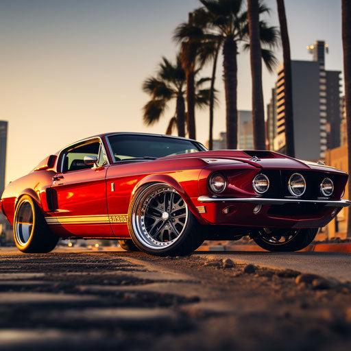 Ford Mustang GT Shelby classic with Dubs tires