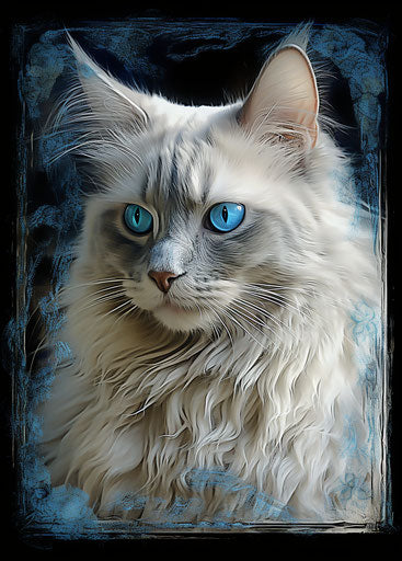 Captivating gaze, eastern brushwork, subtlety, bold grace