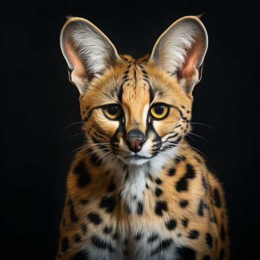 A majestic serval cat