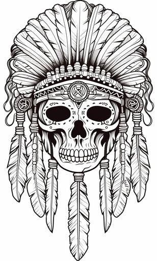 Dream catcher coloring pages for children, indigenous style