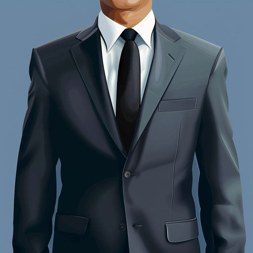 Business clip art with flat realistic background, glossy finish