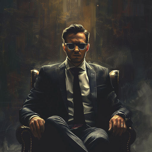 Businessman prepared for a corporate meeting