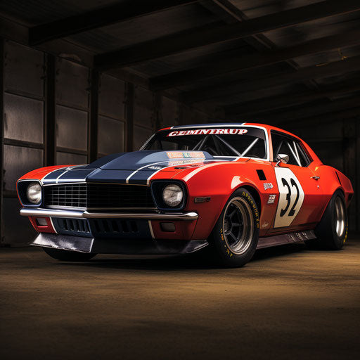 Classic Chevrolet Camaro race car