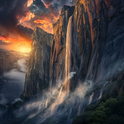 Angel Falls Elegant Scenic Art Print