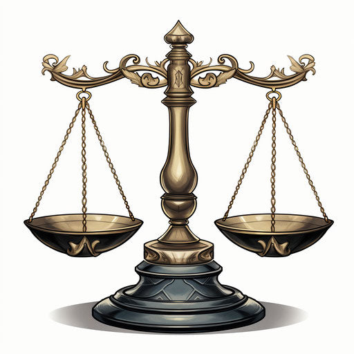 Chiaroscuro Art style illustration on white background