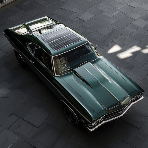 1969 Chevrolet Chevelle SS electric with integrated solar panels