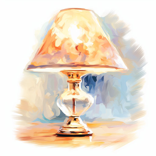 Light illustration in the style of Impressionistic Art