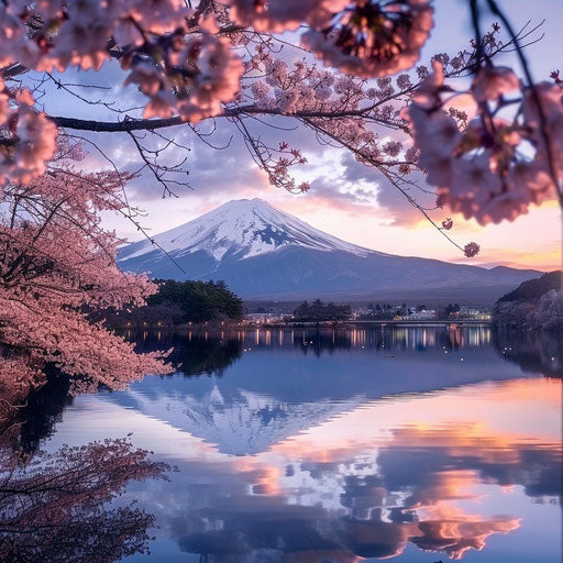 A breathtaking scenery of Mt. Fuji