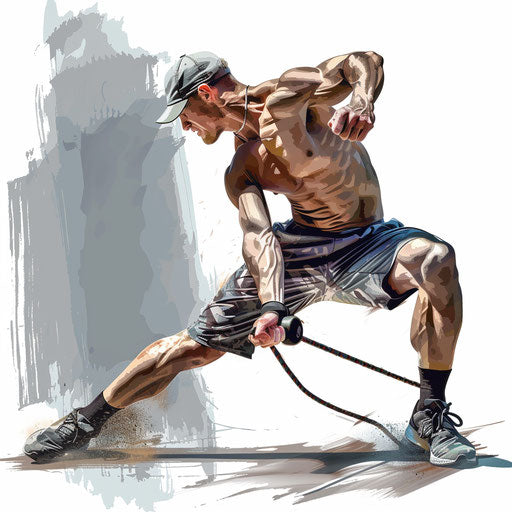 Training clipart in a photo-realistic style on flat white background