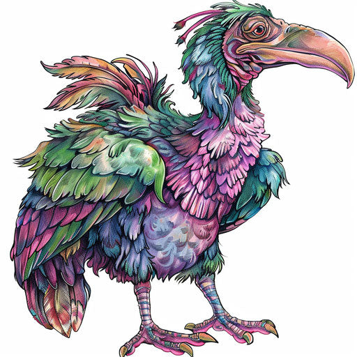 Illustration of Dodo bird from Alice in Wonderland