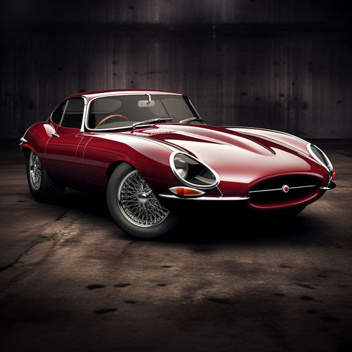 Jaguar e type Retro-Mod car