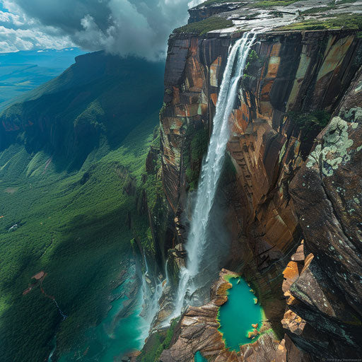 Angel Falls Stunning Scenic Illustration