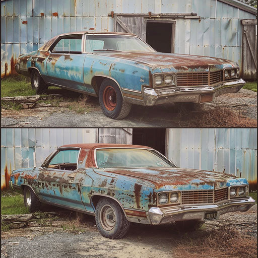 Rustic barn find 1976 Malibu Classic, ready for restoration