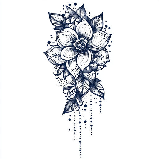 Delicate lace patterns wrist tattoo designs