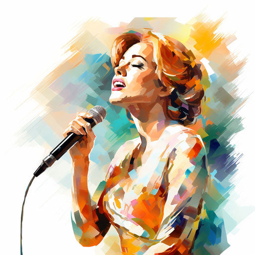 Abstract artistic illustration in Impressionistic style