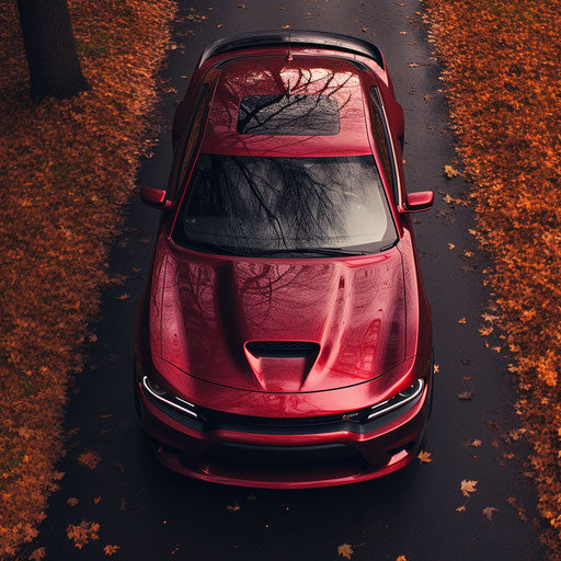 Dodge Charger Hellcat Topview