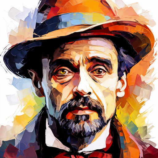 Fashion illustration in the style of Oil painting