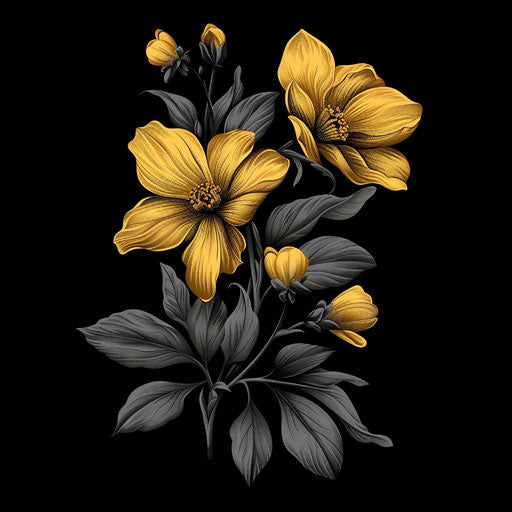 March illustration in a realistic style on a dark background