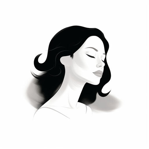 Quiet clipart in the Minimalist style, on white background