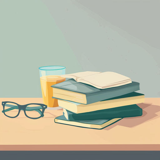 Study of clipart in photorealistic style with a flat random background, minimalist design and subtle shading